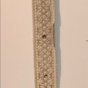Beige Lace Belt